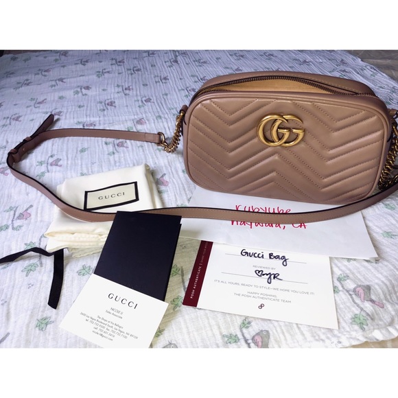 SOLD‼️Gucci Marmont Small Dusty Pink Purse - Picture 1 of 8